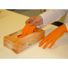 Нітрилові рукавички для чистих приміщень  SHIELDskin™ ORANGE NITRILE™ 260