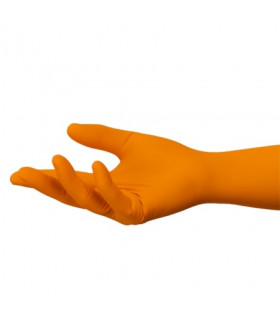 Нитриловые перчатки для чистых помещений SHIELDskin XTREME™ Sterile ORANGE NITRILE™ 300 DI