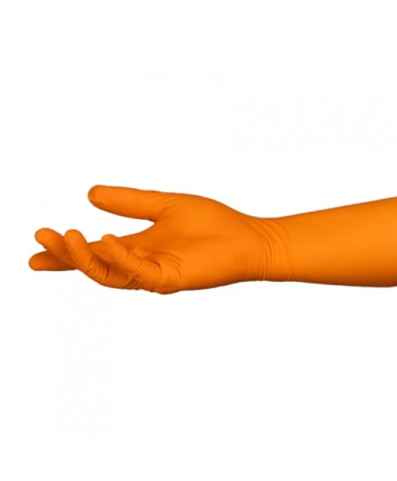 Нитриловые перчатки для чистых помещений SHIELDskin XTREME™ ORANGE NITRILE™ 300 DI