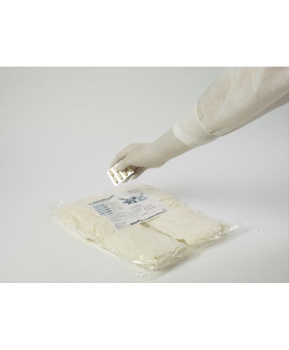 Нитриловые перчатки для чистых помещений SHIELDskin XTREME™ White Nitrile 400 DI+